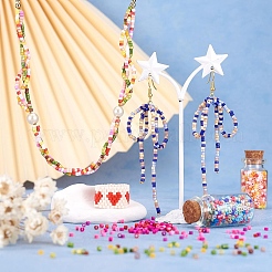 60 г 12 цвета краски для выпечки стеклянные бусины&nbsp;SEED-YW0002-92