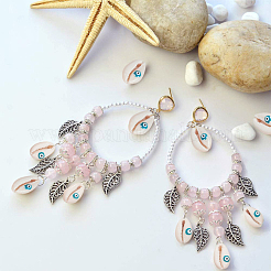 Perle di conchiglia di ciprea&nbsp;SHEL-PH0001-09