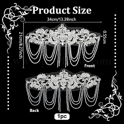 1 pieza de accesorios de adorno de bordado de vidrio&nbsp;DIY-OC0016-24A