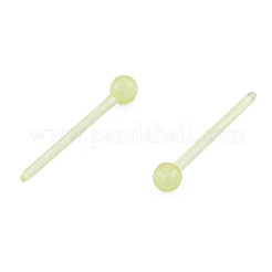 Piccoli orecchini a sfera in plastica&nbsp;EJEW-N022-01C