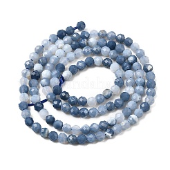 Натуральные синие опаловые бусы&nbsp;G-P603-C-3mm-04
