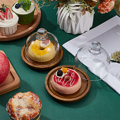 2 пакет прозрачный стеклянный десерт/торт купол витрины&nbsp;ODIS-NB0001-57