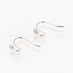 Латунь микро проложить кубического циркония серьги крючки&nbsp;KK-F784-21P-NF