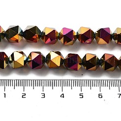 FilI di perline in vetro placcato&nbsp;EGLA-P057-01A-FP01