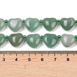 Естественный зеленый авантюрин бисер нитей&nbsp;G-NH0069-A03