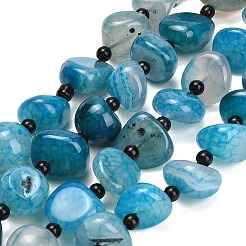 Natur Drachen Venen Achat Perlen Stränge&nbsp;GG-L001-I01-01E