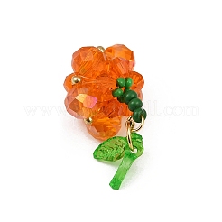 Anhänger aus Glasperlen mit Halloween-Motiv&nbsp;PALLOY-MZ00776-01