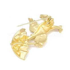 Emaille-Anstecknadeln mit Ente und Regenschirm&nbsp;JEWB-B035-02MG