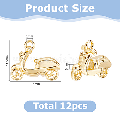 12шт латунные подвески&nbsp;KK-HS0015-51