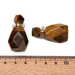 Натуральные подвески для флаконов с тигровым глазом&nbsp;G-B149-02G-07