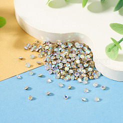 1 sacchetto di cabochon di strass in vetro con retro appuntito&nbsp;RGLA-TADJ0001-01A-07