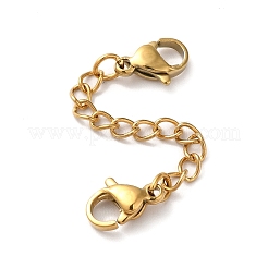 10 шт. 5 размера ионного покрытия (IP) удлинитель цепи из нержавеющей стали 304 STAS-E192-03G