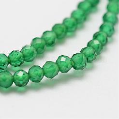 Синтетические пряди из драгоценных камней&nbsp;G-P270-2mm-26