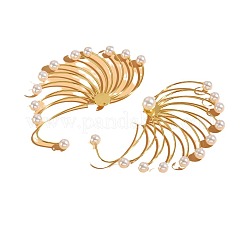 Серьги-гвоздики из искусственного жемчуга&nbsp;FS-WG5D096-01