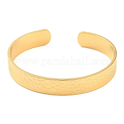 Браслеты-манжеты открытого типа из нержавеющей стали 304&nbsp;BJEW-K230-01G-03