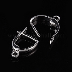 Антикоррозийное покрытие из родиевого сплава 925 стерлингового серебра серьги с застежкой-русалкой&nbsp;STER-K168-003P