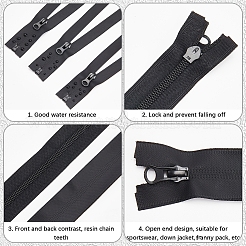 Accessori per cucire con cerniera in nylon&nbsp;FIND-WH20001-66D