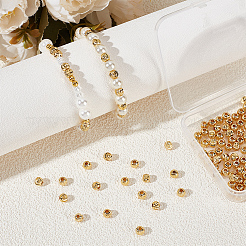 180 шт. Латунные дистанционные бусины&nbsp;KK-BC0014-23G