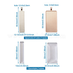 Наборы для изготовления прямоугольных подвесок своими руками&nbsp;DIY-TA0008-91