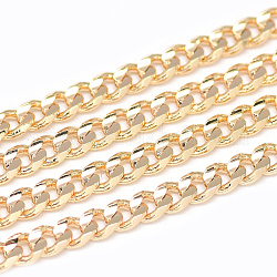 Латунь ожерелье цепи ожерелье решений, с S-крючок застежки, м застежками, реальный 18k позолоченный, 18.11 дюйм (46 см), 2.3 мм