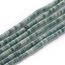 Chapelets de perles en pierre gemme naturelle, perles heishi, Plat rond / disque, 4~4.5x2.5mm, Trou: 0.7mm, Environ 167 pcs/chapelet, 15.43 pouce (39.2 cm)