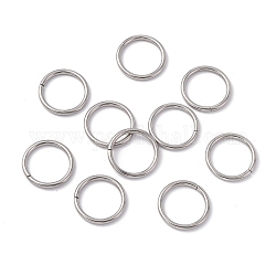 304 anelli di salto in acciaio inox, anelli di salto aperti, tondo, colore acciaio inossidabile, 20x2mm, diametro interno: 16.2mm