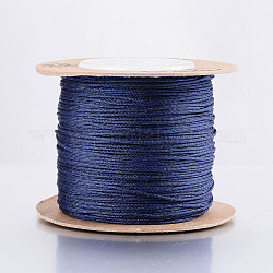 Fili di nylon tinti ecologici, cavi fili stringa, Blue Marine, 0.4mm, circa 164.04 iarde (150 m)/rotolo