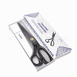 Ножницы для швейной промышленности, швейные ножницы, чёрные, металлический черный, 285x90x13 мм