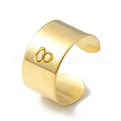 304 base ad anello in acciaio inossidabile, anello di polsino, oro, 10x0.5mm, Foro: 2.4 mm, diametro interno: 17mm