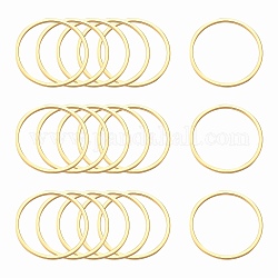 Ионное покрытие (ip) 304 соединительное кольцо из нержавеющей стали, без никеля , круглые кольца, золотые, 20x0.8 мм
