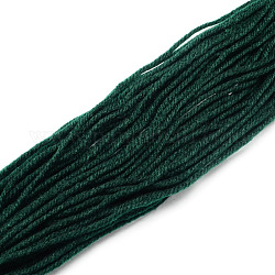 Blended Knitting Yarns, Dark Slate Gray, 2mm, about 47g/roll, 5rolls/bundle, 10bundles/bag