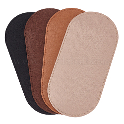 Pandahall elite 4 pz 4 colori fondo borsa in feltro shaper, ovale, colore misto, 30x15.2x0.5cm, 1pc / color