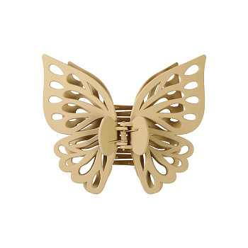 Large Frosted Butterfly Hair Claw Clip OHAR-PW0003-006D