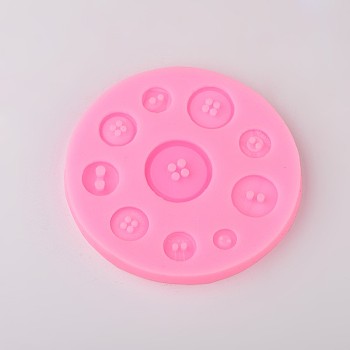 Button Design DIY Food Grade Silicone Molds AJEW-L054-29