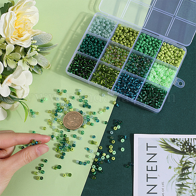 156 г 12 стеклянных бисера&nbsp;SEED-SC0001-33B-1