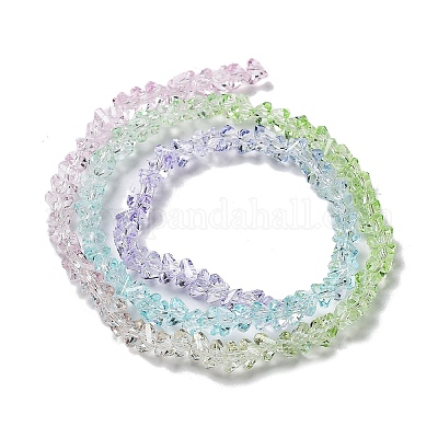 Прозрачные стеклянные бусины&nbsp;GLAA-H023-03N-1