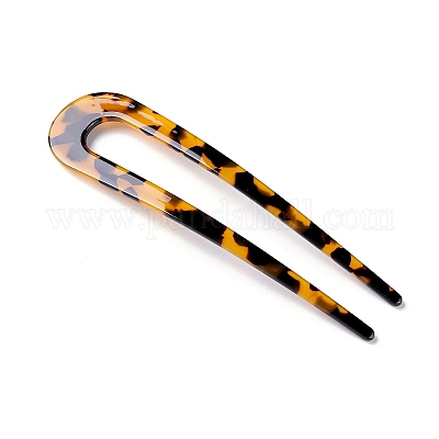 Вилки для волос из ацетата целлюлозы (смола)&nbsp;LS-OHAR-C005-01A-1