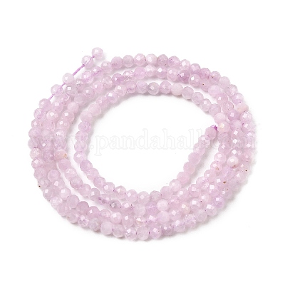 Природные кунцит бисер нитей&nbsp;G-P603-C-2mm-05-1