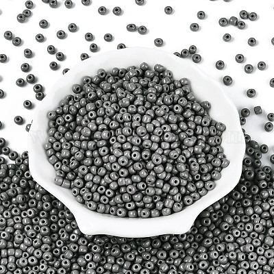 6/0 стеклянная краска для выпечки круглых бусин&nbsp;SEED-S036-01C-09-1