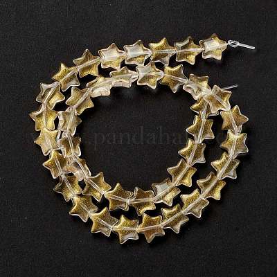 Transparent perles de verre brin&nbsp;GLAA-K057-01L-1