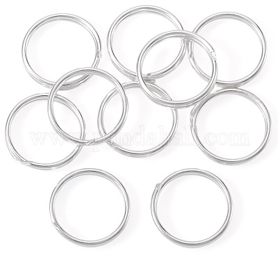 925 серебряное разделенное кольцо для прыжков&nbsp;STER-TA0001-48A-1