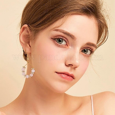 400шт 2 цвета ccb пластиковые распорные бусины&nbsp;CCB-YW0001-50A-1