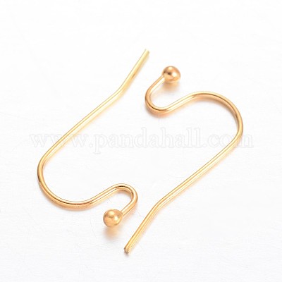 Wholesale Brass Earring Hooks - Pandahall.com