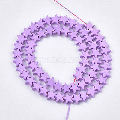 Окрашенного распылением немагнитных синтетических нитей гематита бусы G-T116-21-09-1