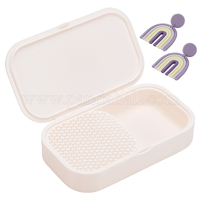 Scatola di stoccaggio per polvere separatrice di argilla polimerica PLA&nbsp;AJEW-WH0481-96-1