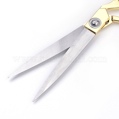 2cr13 Stainless Steel Tailor Scissors, Sewing scissors, Gold, 260x71x17mm,  Box: 30.5x9.5x2cm