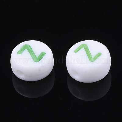 Perle acriliche iniziali&nbsp;X-OACR-E001-20Z-1