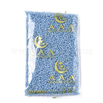 Матовые цвета стеклянные бусины&nbsp;SEED-S040-02A-02-1