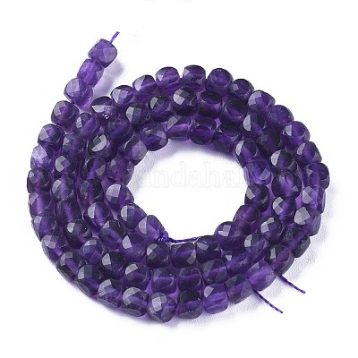 Natürlichen Amethyst Perlen Stränge&nbsp;G-E560-A17-1