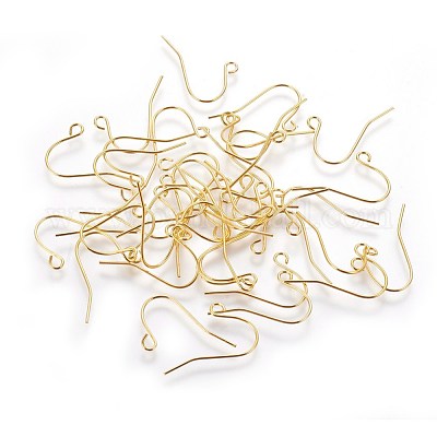 Железные крючки для сережек&nbsp;IFIN-T001-04G-NF-1